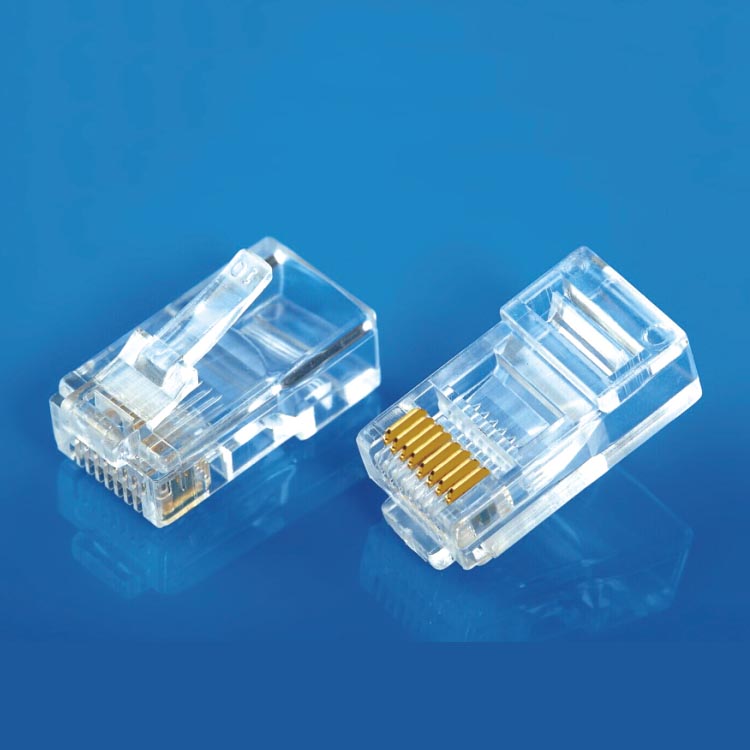 CAT5E UTP RJ45 Plug 8P8C, Golden plating 3/15/30/50u''