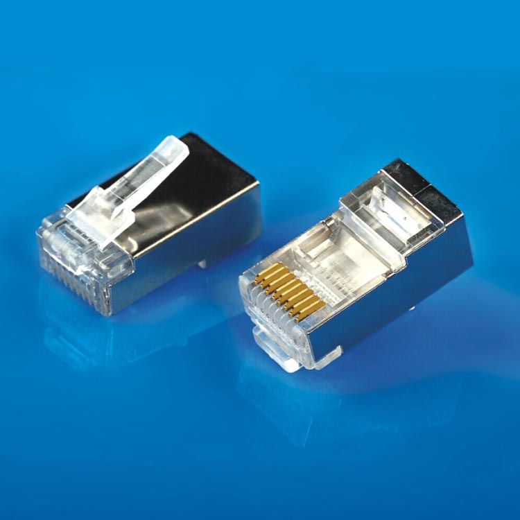 CAT5E FTP RJ45 Plug 8P8C, Golden plating 3/15/30/50u''