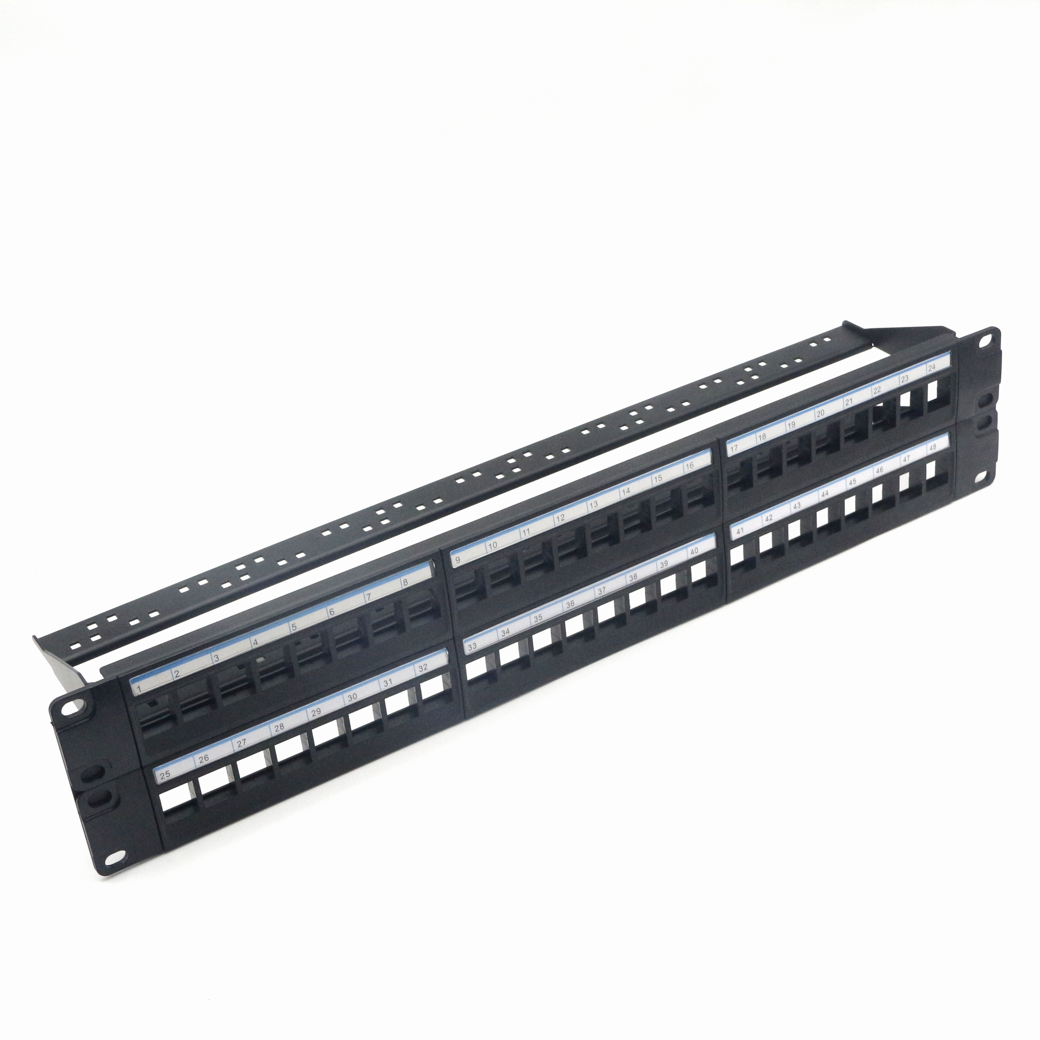 2U 48 Ports UTP Blank Patch Panel, Economy Type