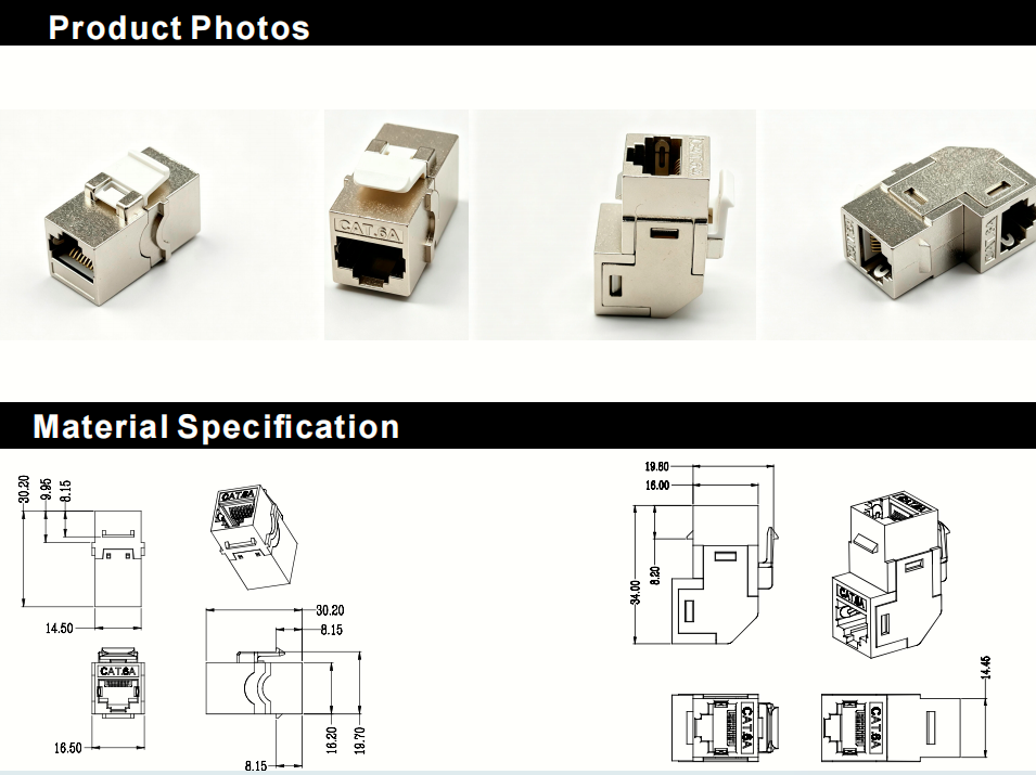 http://telemax.cn/upload/CAT.6A Keystone Coupler STP Straight & Angled.png